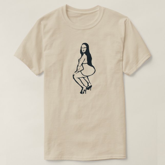 Camiseta Mona Lisa Twerking (Diseño del anverso)