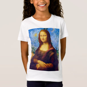 Camiseta Mona Lisa y Van Gogh