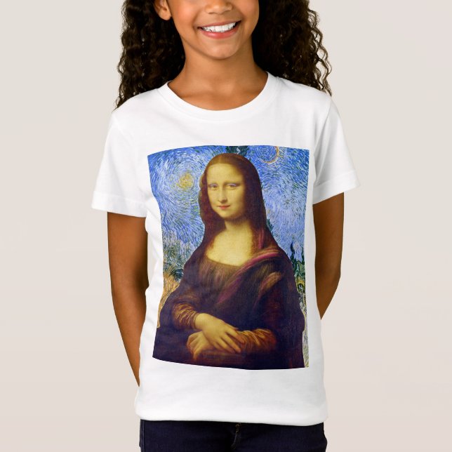Camiseta Mona Lisa y Van Gogh (Anverso)