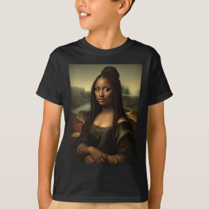 Camiseta Mona negra Lisa African American Black History Mon