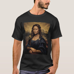 Camiseta Mona Negra Lisa Historia Negra Reina Africana
