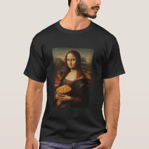 Camiseta Mona Pintura Divertida Mujer Hermosa Macarrones Co