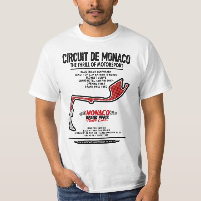Camiseta Monaco Grand Prix- Get up to speed (Anverso)