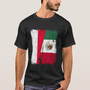 Camiseta Monaco México Media Bandera Herencia Monacana Mexi