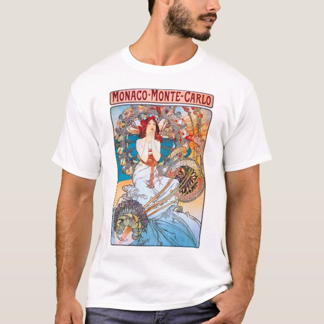 Camiseta Mónaco, Montecarlo, Mucha (Anverso)