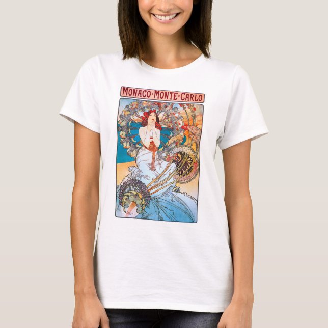 Camiseta Mónaco, Montecarlo, Mucha (Anverso)
