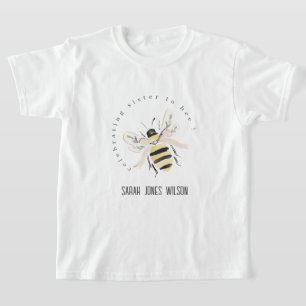 Camiseta Monada Hermana Pastel Para Ser Abeja Invitación de