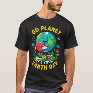 Camiseta Monada planeta tierra día del corazón 2026 natural