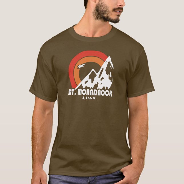 Camiseta Monadnock New Hampshire Sun Eagle (Anverso)