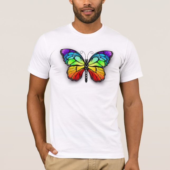 Camiseta Monarca de mariposa arcoiris (Anverso)