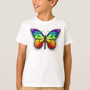 Camiseta Monarca de mariposa arcoiris