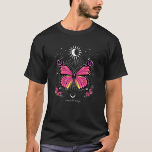 Camiseta Monarca Mariposa Celestial Mariposa Sol Luna Pha