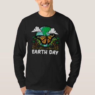 Camiseta Monarca monarca mariposa del Día de la Tierra Homb