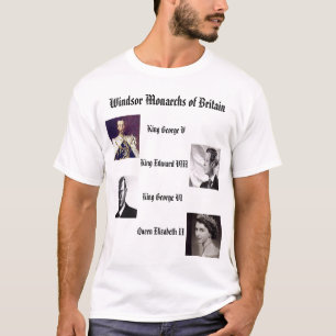 Camiseta Monarcas de Windsor de Inglaterra