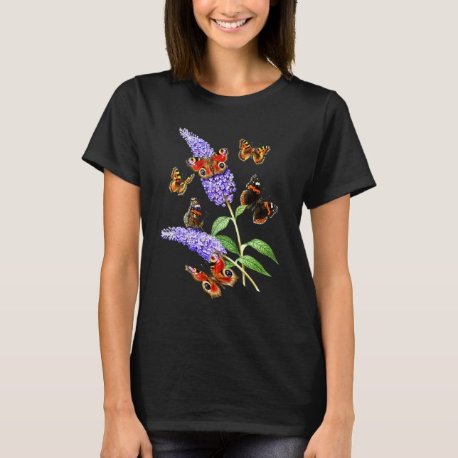 Camiseta Monarch Butterfly Cute Entomology Botanfl Wildfl (Anverso)