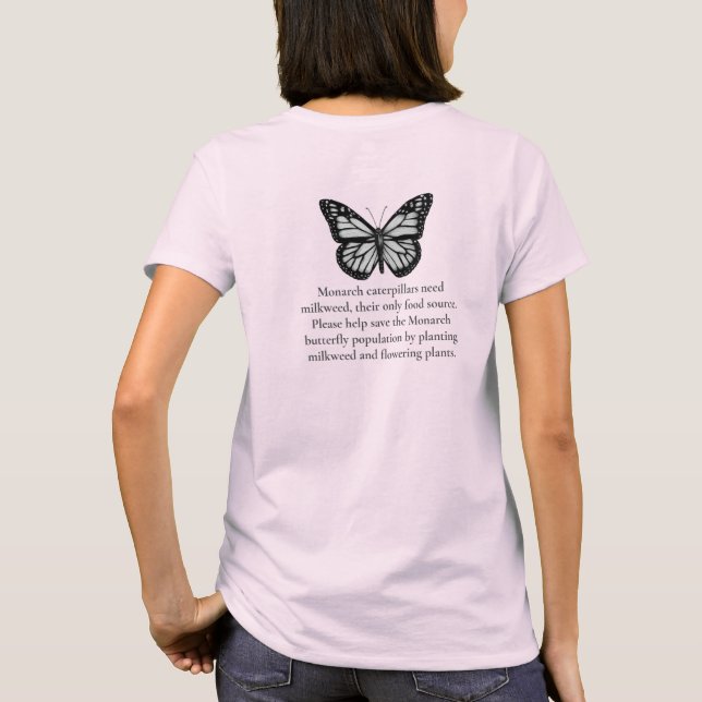 Camiseta Monarch butterfly T-Shirt (Reverso)