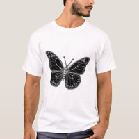 Monarch Butterfly with Detailed Wing Patterns