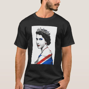 Camiseta Monarquía de la Reina Británica Platinum Jubileo 7