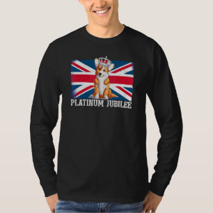 Camiseta Monarquía de la Reina Británica Platinum Jubileo 7