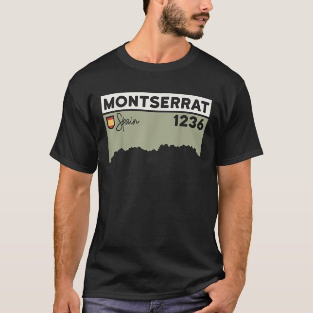 Camiseta Monasterio de Altura de Montserrat de Barcelona Es (Anverso)
