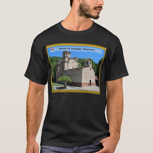 Camiseta MONASTERIOS SERBIOS - Monasterio de Ravanica  (Anverso)