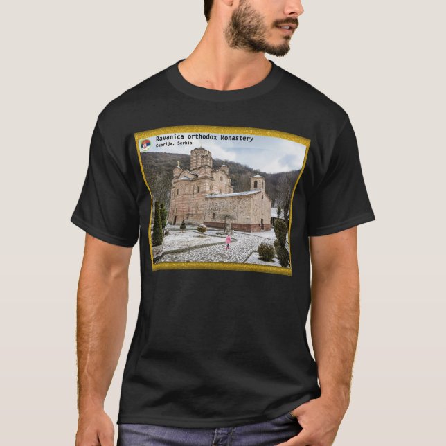 Camiseta MONASTERIOS SERBIOS - Monasterio de Ravanica 2 (Anverso)