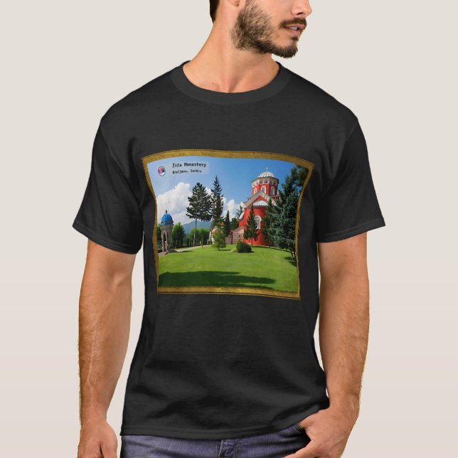 Camiseta MONASTERIOS SERBIOS - Monasterio Žiča 2 (Anverso)