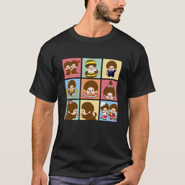 Camiseta Monchhichi cuadrado clásico (Anverso)