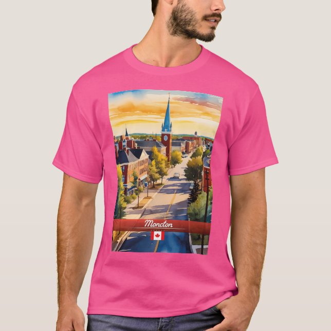 Camiseta Moncton Canada Travel (Anverso)