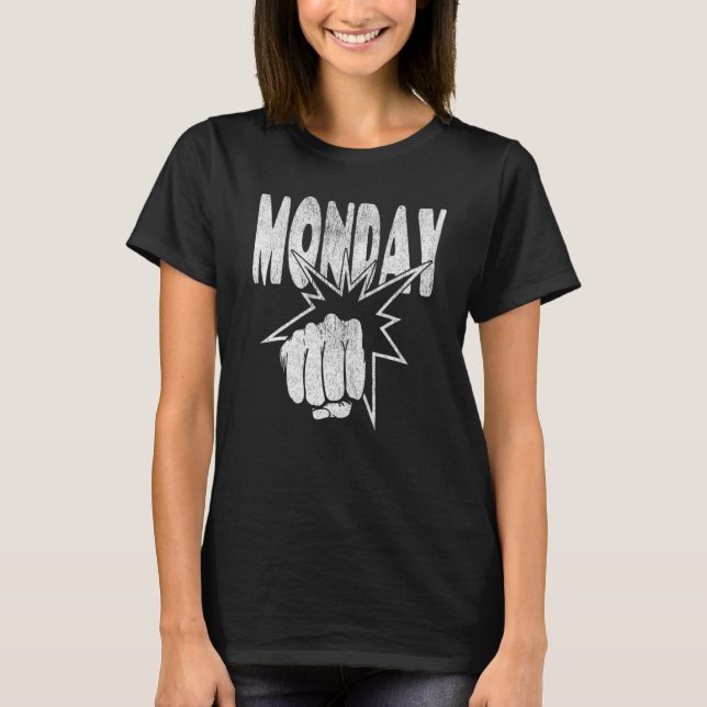 Camiseta Monday Back to Work School (Anverso)