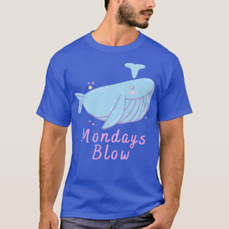 Camiseta Mondays Blow Cute ballena