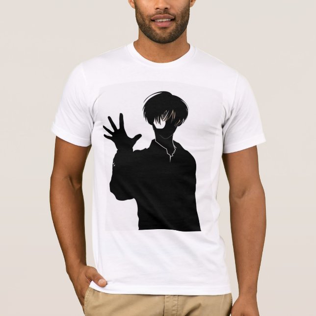 Camiseta Mondays Hit Different - Tired Anime Character with (Anverso)