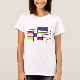 Camiseta mondrian