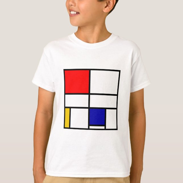 Camiseta Mondrian 3 (Anverso)