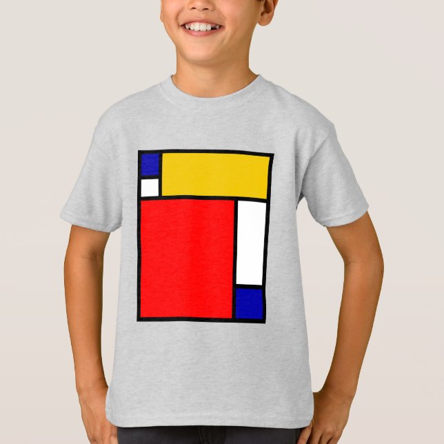 Camiseta Mondrian 4 (Anverso)