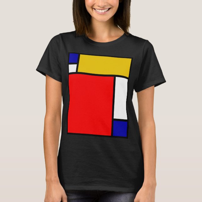 Camiseta Mondrian 4 (Anverso)