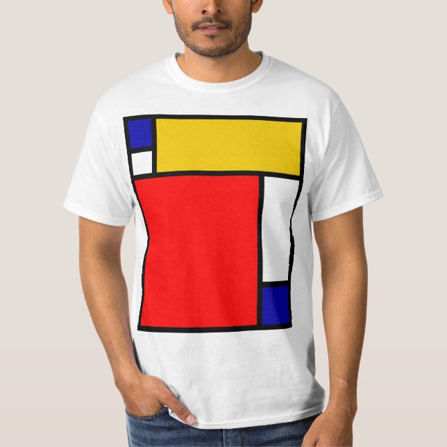 Camiseta Mondrian 4 (Anverso)