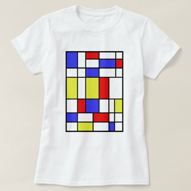 Camiseta Mondrian #59 (Diseño del anverso)