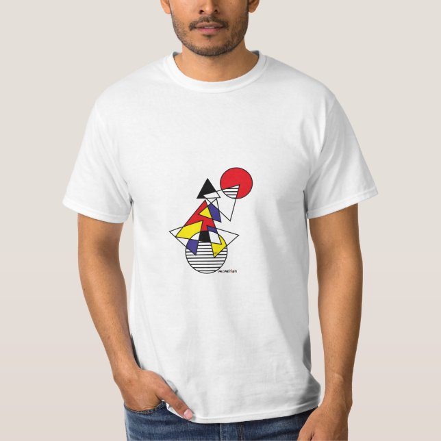 Camiseta mondrian clown style jnf (Anverso)