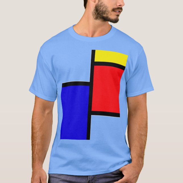 Camiseta Mondrian gift friend vintage (Anverso)