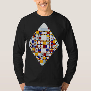 Camiseta Mondrian Victory Boogie Woogie Neo Plasticismo Abs