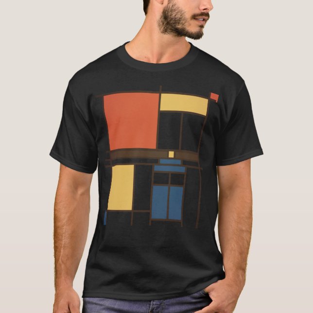 Camiseta Mondrian Who médicos  (Anverso)