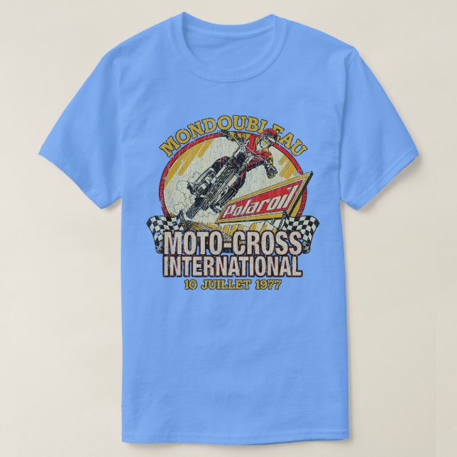 Camiseta Monduleau MotoCross International 1977 (Diseño del anverso)