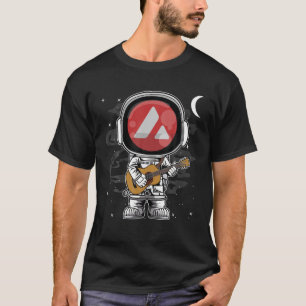 Camiseta Moneda Astronauta Guitar Avalanche AVAX A La Luna