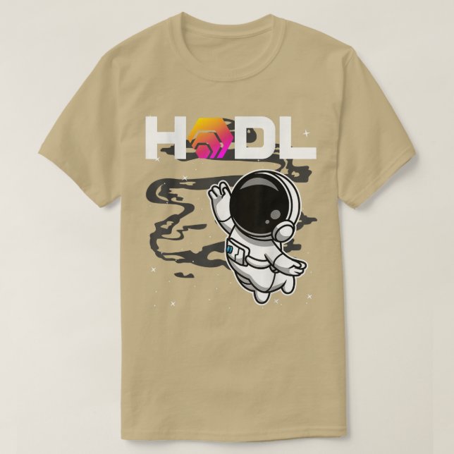 Camiseta Moneda Astronauta HEX HODL A La Ficha De Cripto De (Diseño del anverso)