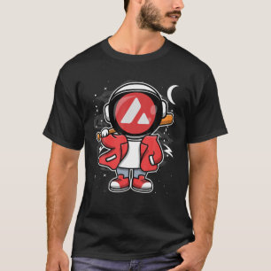 Camiseta Moneda Astronauta Hiphop Avalanche AVAX A La Luna 