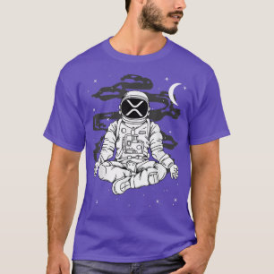 Camiseta Moneda Astronauta Yoga Ripple XRP A La Cripta De L