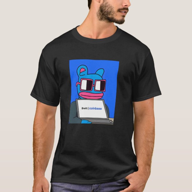 Camiseta Moneda Brett Crypto y Brett Meme para Brett Meme (Anverso)
