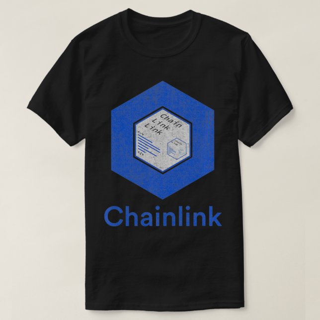 Camiseta Moneda Chainlink, Oracle descentralizado, Blockch  (Diseño del anverso)