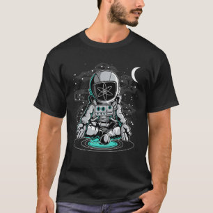 Camiseta Moneda De ÁTOMO Astronauta Yoga Cosmos En La Cript